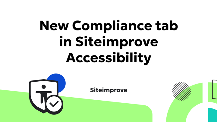 New Compliance tab in Siteimprove Accessibility