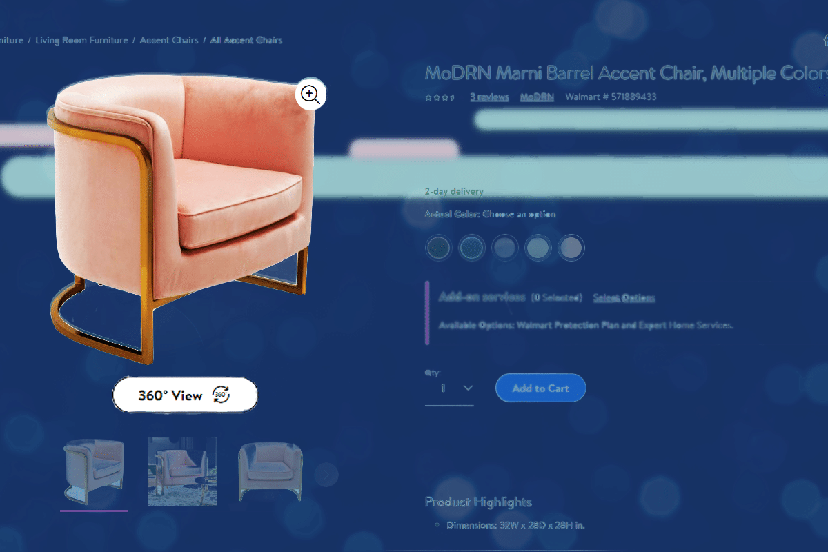 Walmart 360° Enhanced Content