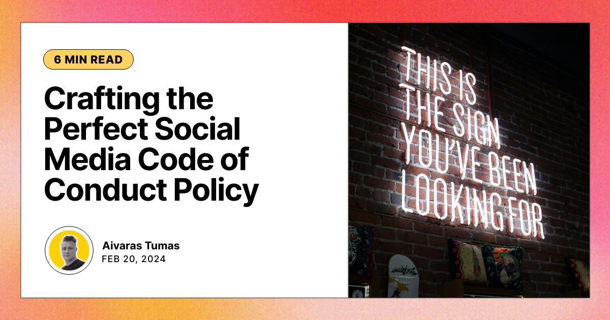 Crafting the Perfect Social Media Code of Conduct Policy