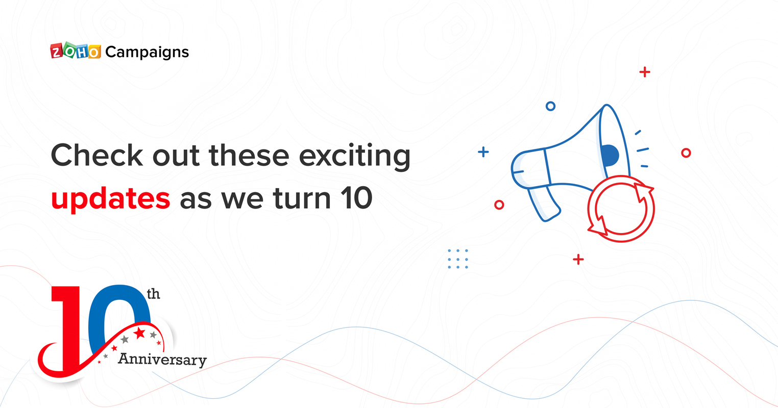Celebrating a decade of Zoho Campaigns!