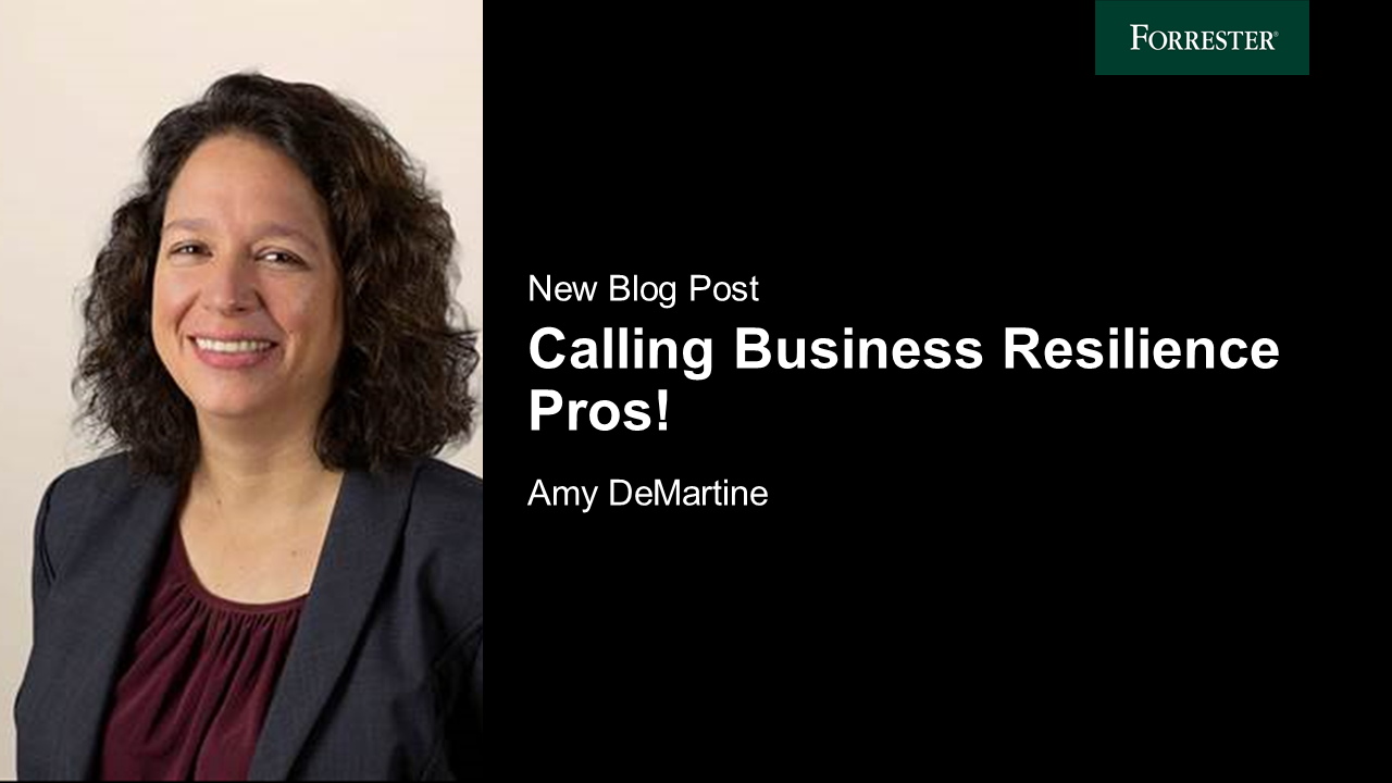 Calling Business Resilience Pros!