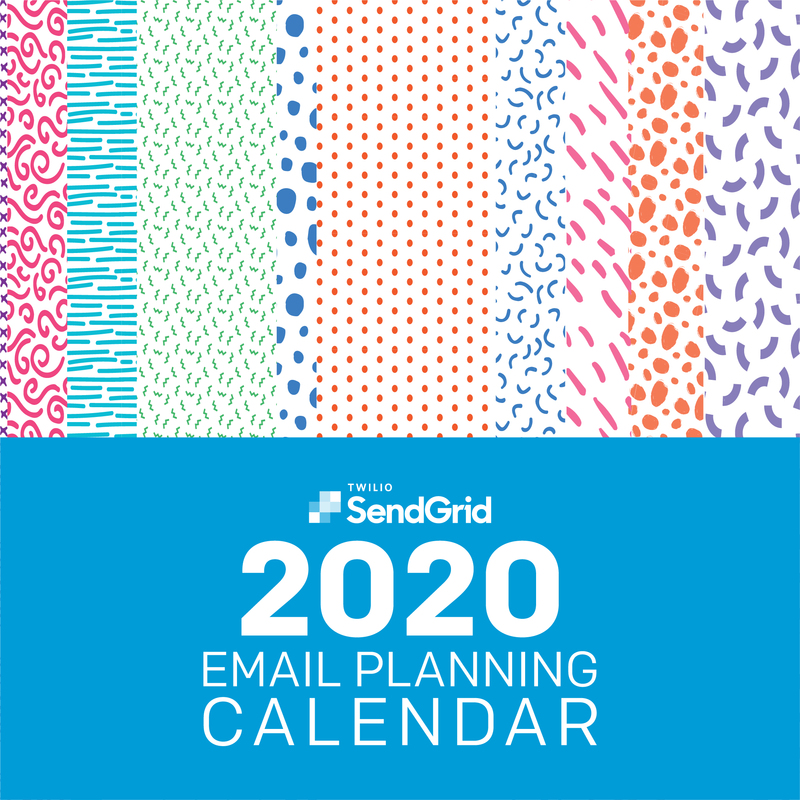 2020 Email Planning Calendar | SendGrid