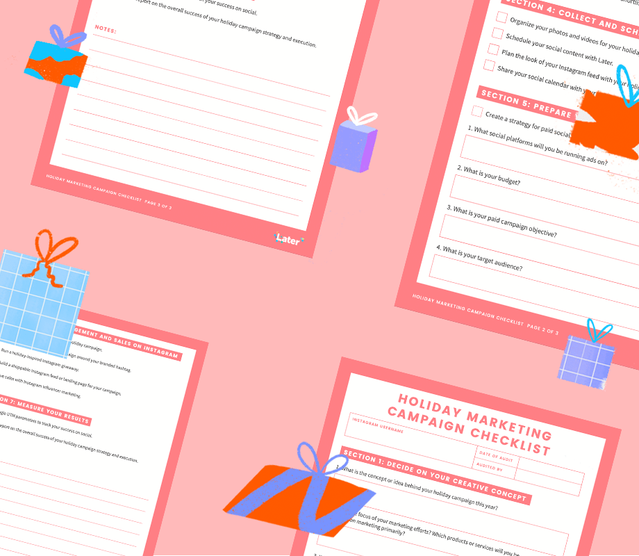 How to Plan the Perfect Holiday Marketing Campaign (+ Free Checklist!)