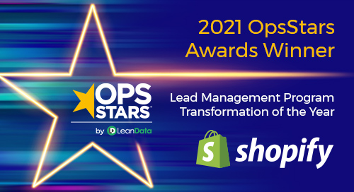 Lead Management Program Transformation of the Year
