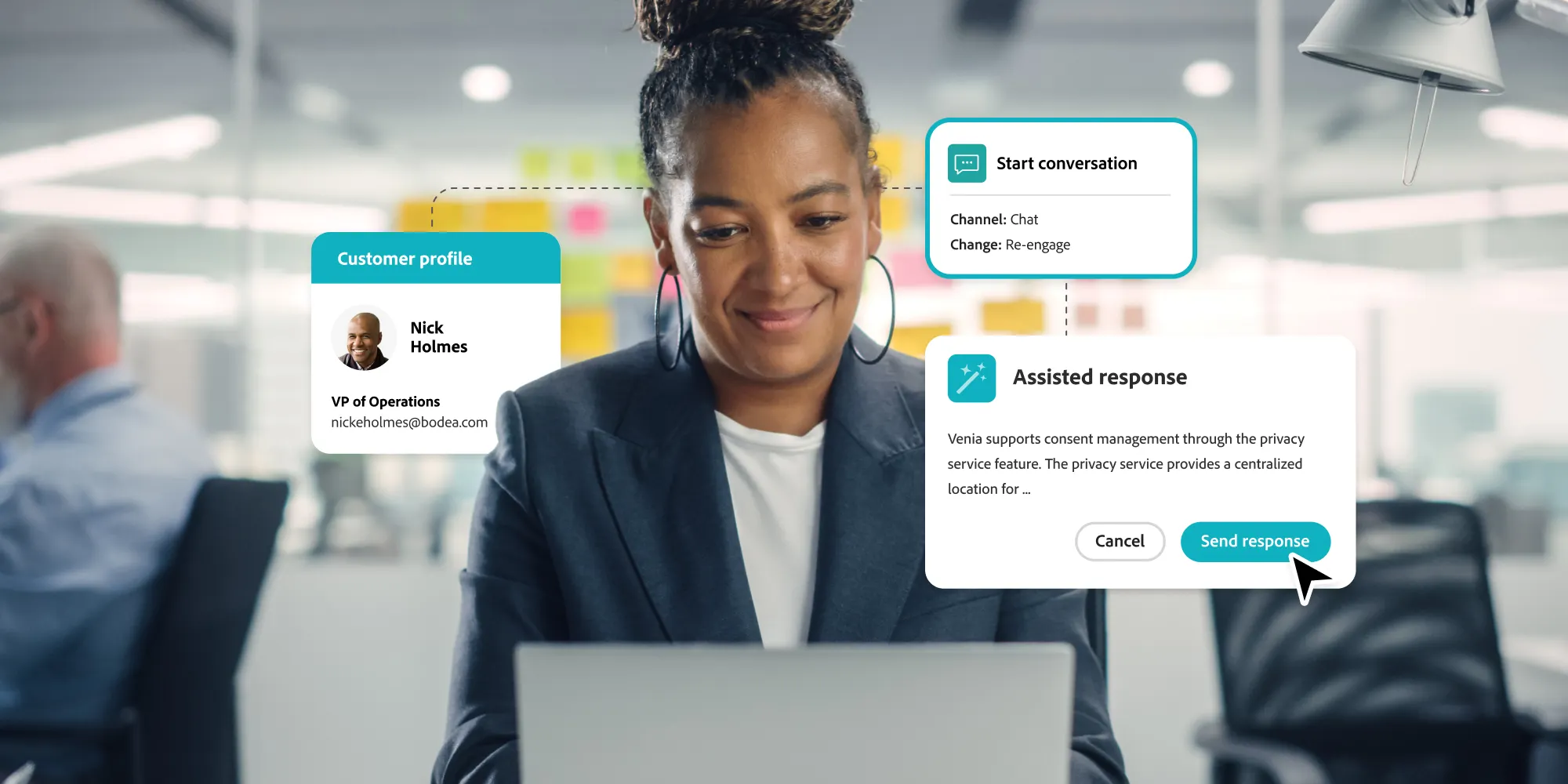 Engage buyers with generative AI-powered conversations in Adobe Dynamic Chat