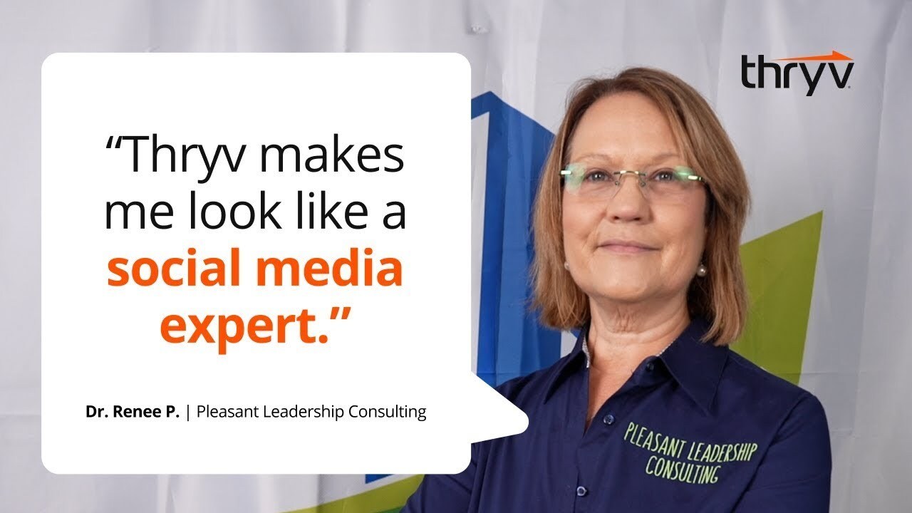 Pleasant Leadership Consulting | "Thryv Makes Me Look Like a Social Media Expert!"