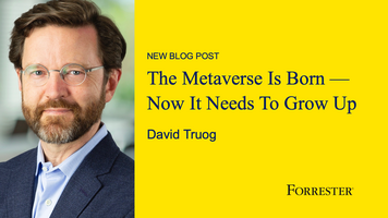 The Metaverse Is Born - Now It Needs To Grow Up