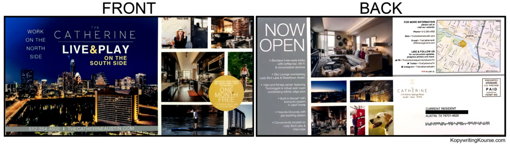 Apartment Rental Flyer With Lots Of Pics/Info - Swipe File