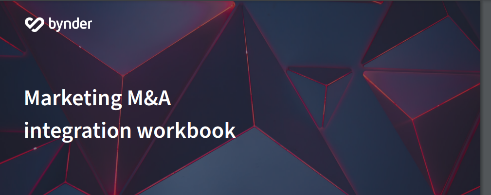 Marketing M&A integration workbook