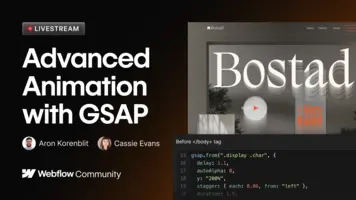 Learn GSAP for Webflow