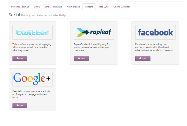 TowerData ­ Rapleaf CRM