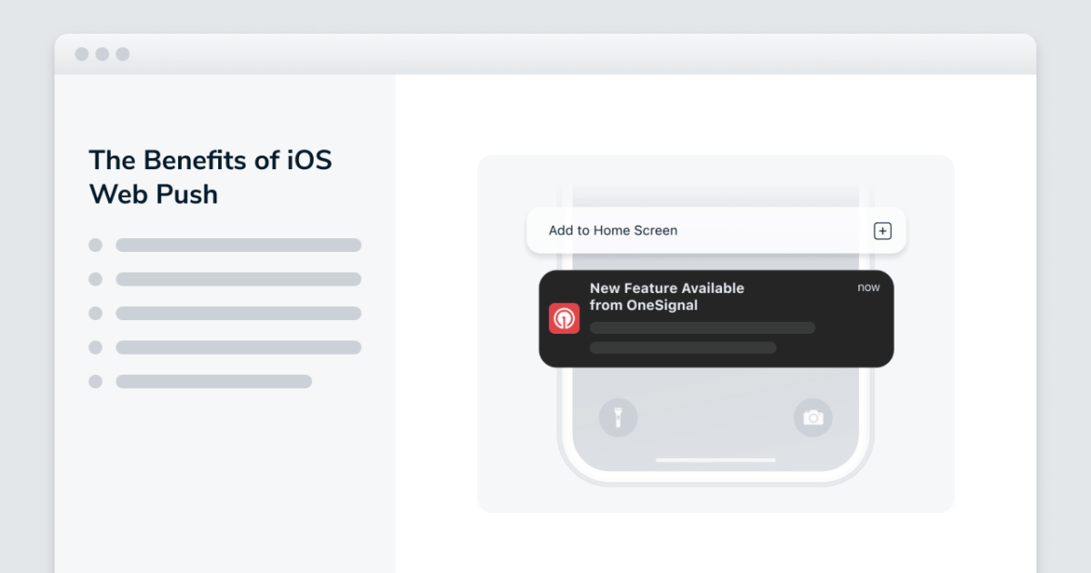 The Benefits of iOS Web Push