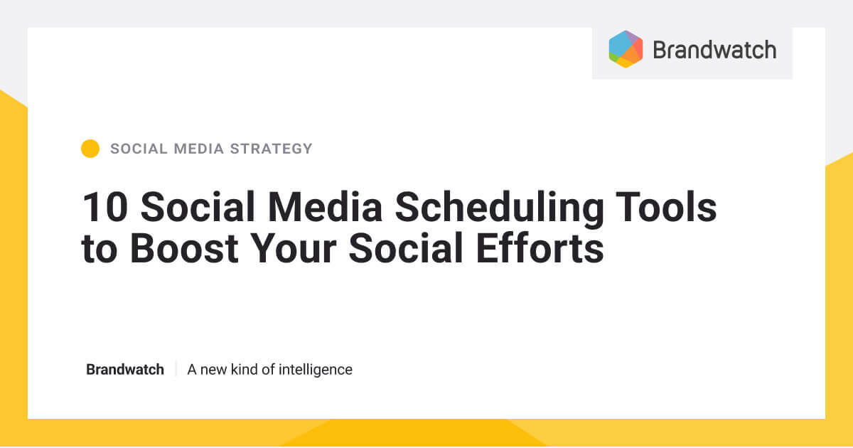Top 10 Best Social Media Scheduling Tools