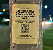 Flyer advertising in the wild