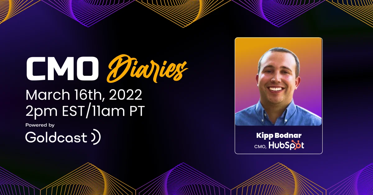 Chat With Top B2B CMOs | CMO Diaries by Goldcast