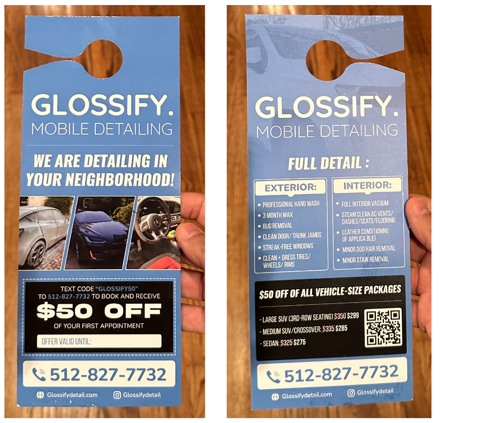 Car Detailing Flyer Hangar