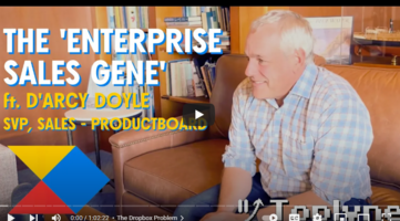 The 'Enterprise Sales Gene' ft. D'Arcy Doyle, SVP Sales - Productboard