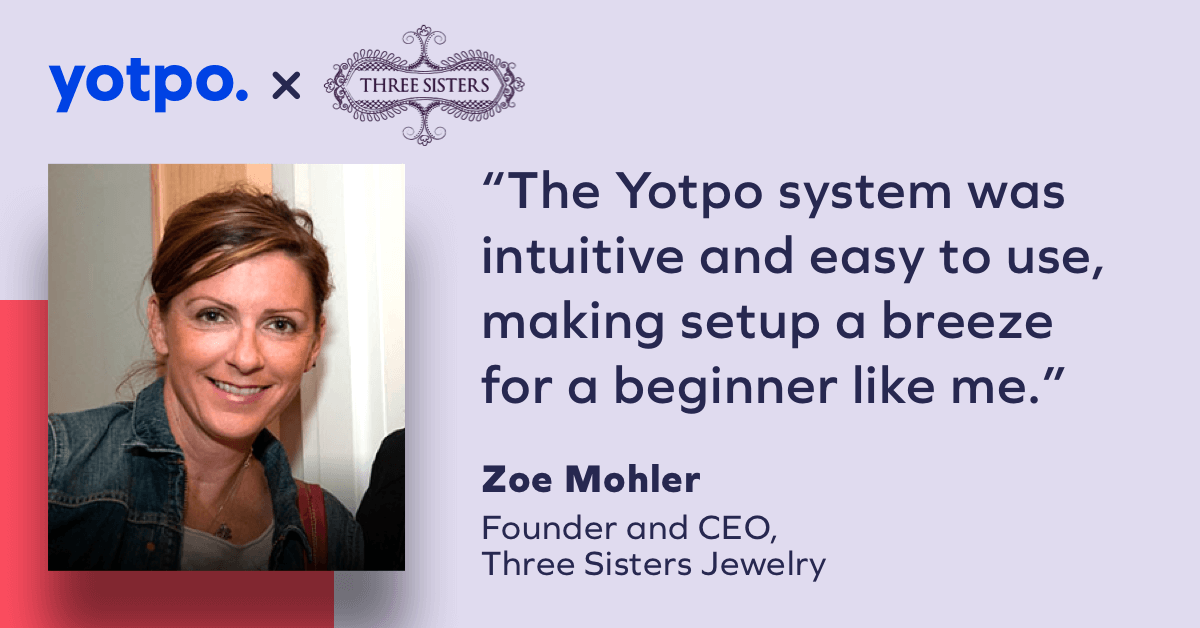 Three Sisters Jewelry Collects Over 700 Reviews with Yotpo Growth