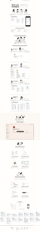 Visual Demo style landing page for writing software - Swipe File