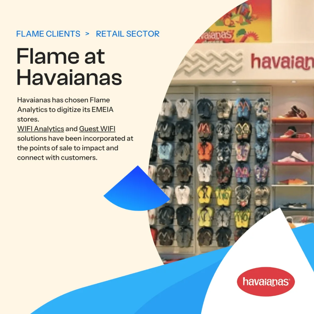 Havaianas chooses Flame Analytics for the digitization of its stores