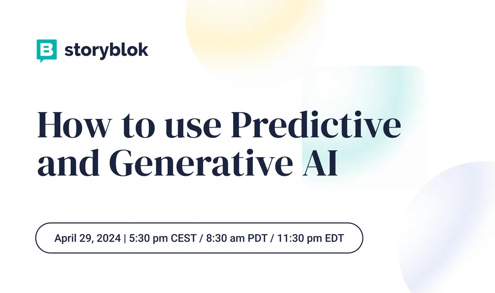 How to use Predictive and Generative AI