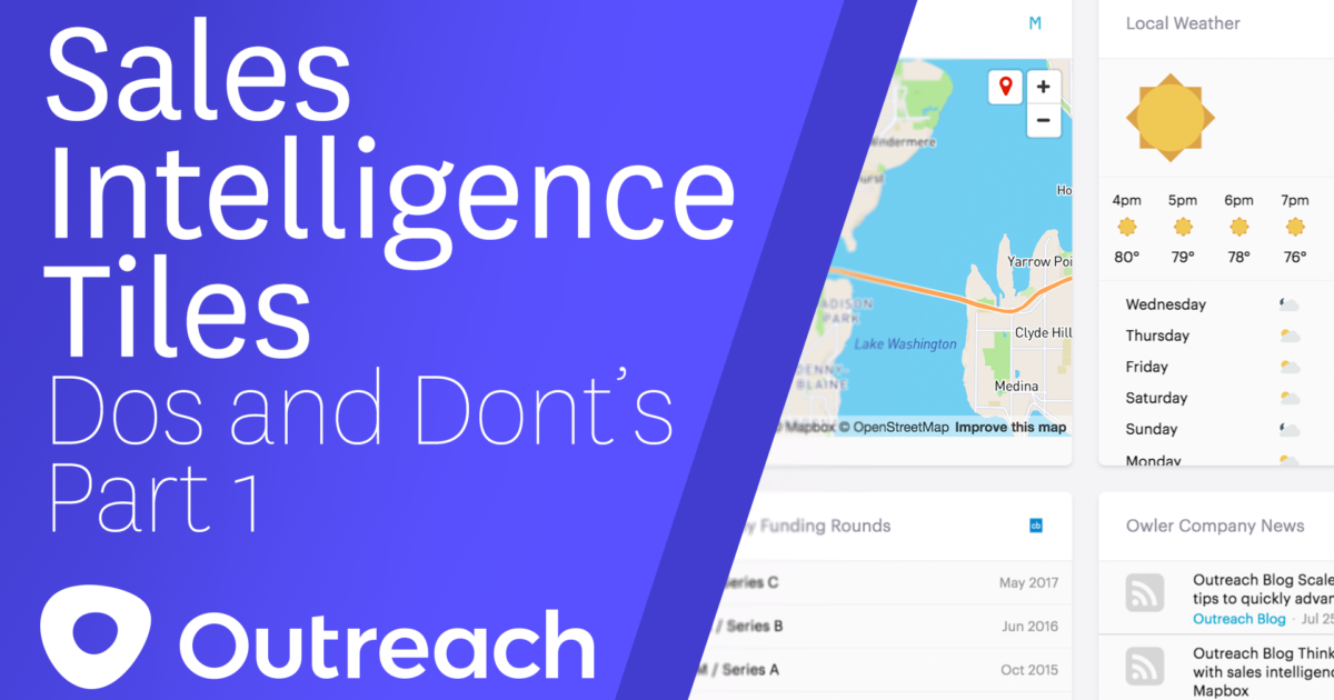 Sales Intelligence Dos and Don'ts: Part 1