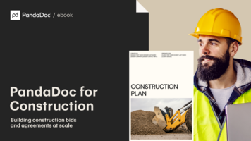 Get PandaDoc for Construction eBook