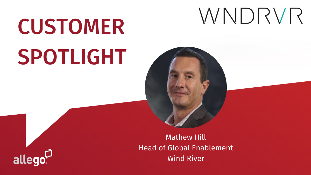 Allego Customer Spotlight: Wind River Evolves Sales Enablement