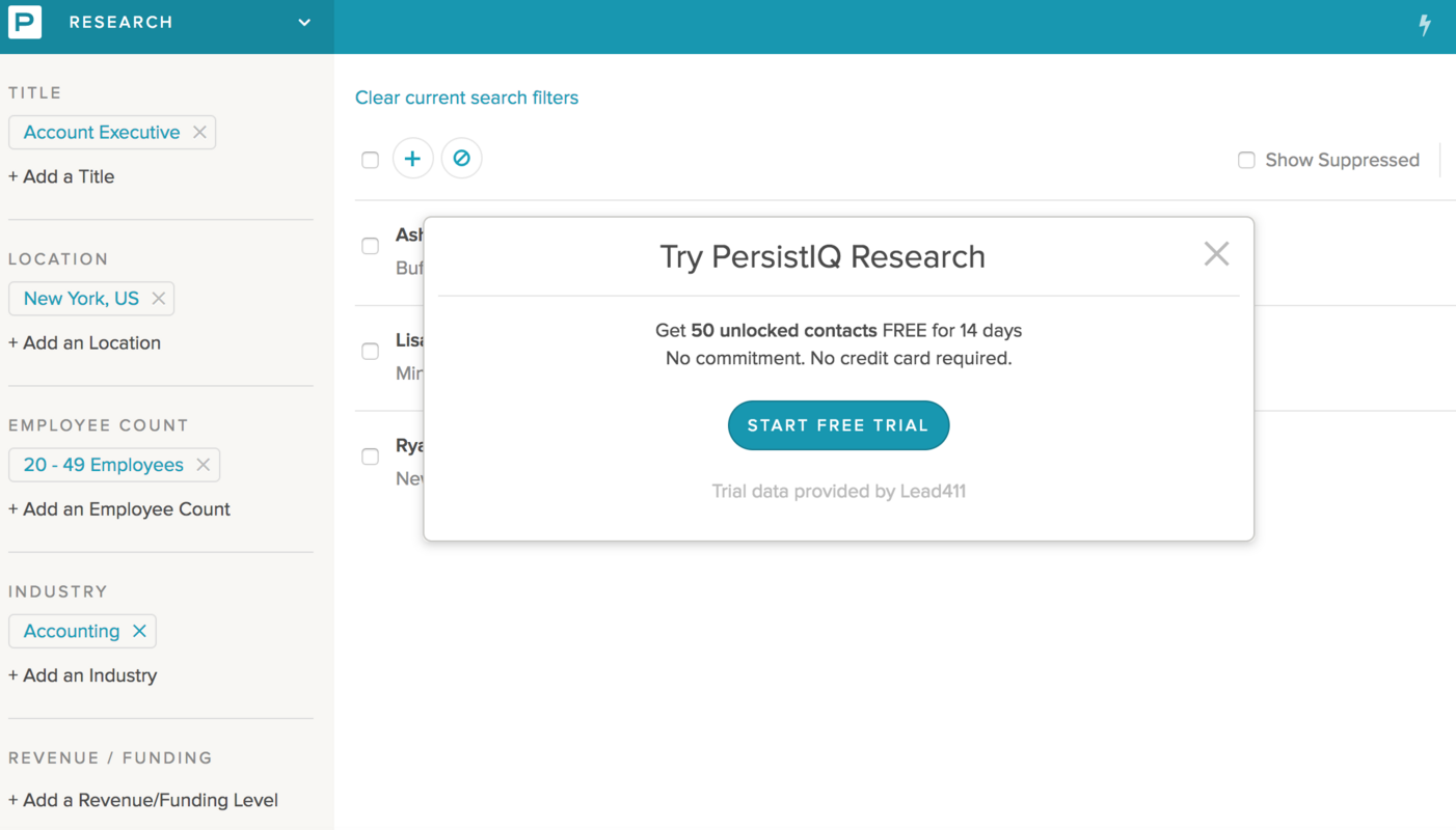 Lead411 and PersistIQ to Offer Premier Data + Sales Engagement Solution