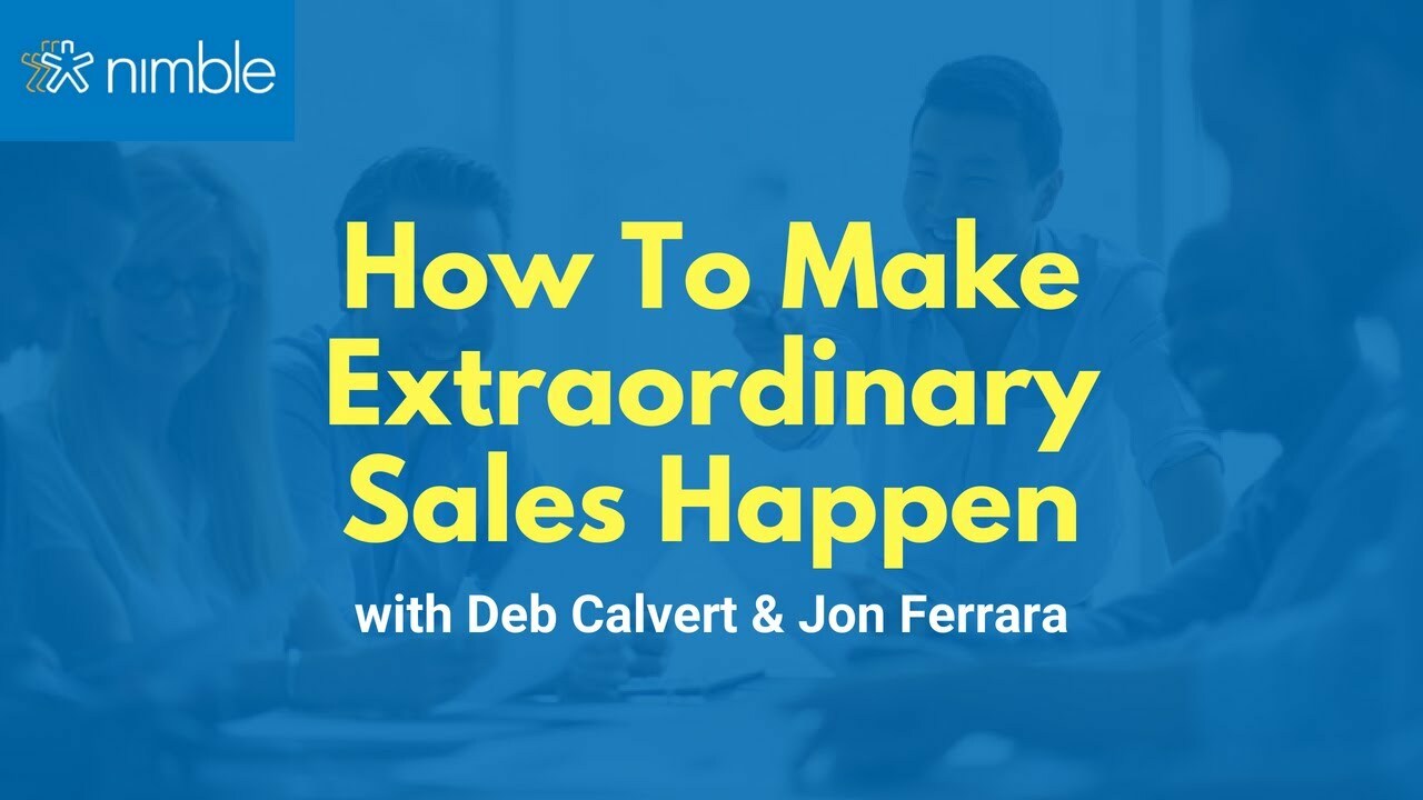 How To Make Extraordinary Sales Happen