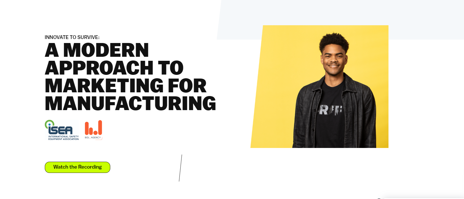 A MODERN APPROACH TO MARKETING FOR MANUFACTURING