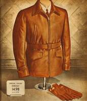 Spiegel Holiday Catalog in 1943 Coat & Gloves Ad - Swipe File