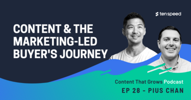 Content & the Marketing-Led Buyer's Journey 
