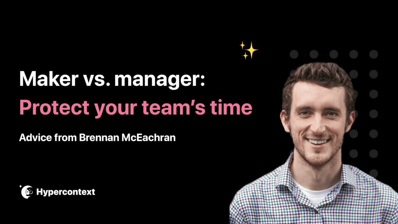 Maker vs. manager schedule: How to respect your team's time