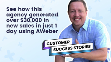 See how this agency generated over $30,000 in new sales in just 1 day using AWeber