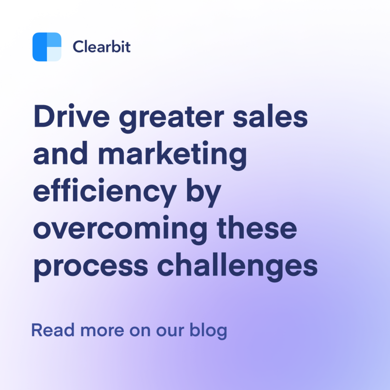Drive greater sales and marketing efficiency by overcoming these process challenges