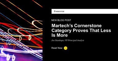 Martech's Cornerstone Category Proves That Less Is More