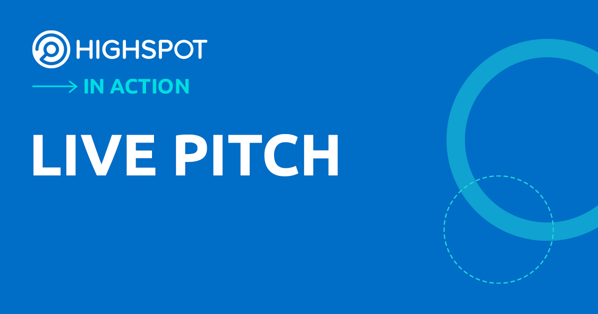 Live Pitches