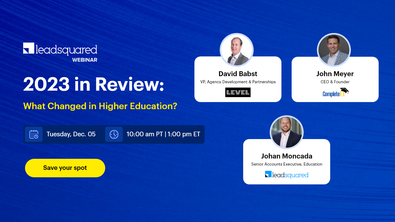 2023 in Review: What Changed in Higher Education?