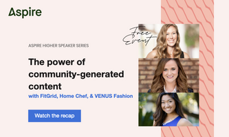 [Aspire Higher] The power of community-generated content