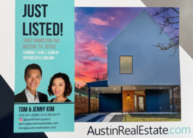 "Just Listed" real estate agents direct mailer - Swipe File