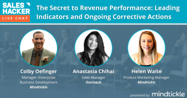 The Secret to Revenue Performance: Leading Indicators and Ongoing Corrective Actions