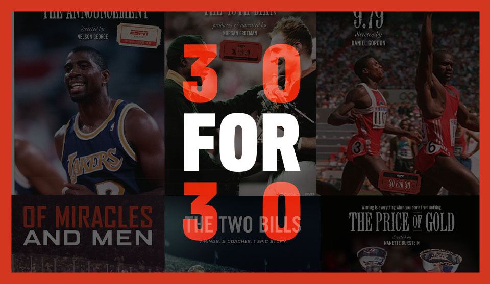 ESPN 30 For 30 Generator: Choose What to Watch Next - Ceros Inspire: Create, Share, Inspire