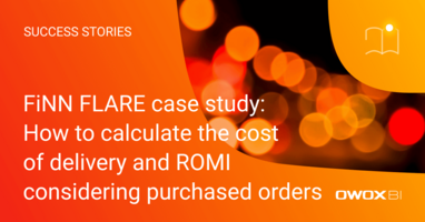 FiNN FLARE case study: How to calculate the cost of delivery and ROMI considering purchased orders | OWOX BI