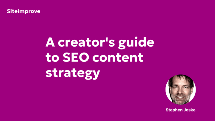 A creator's guide to SEO content strategy