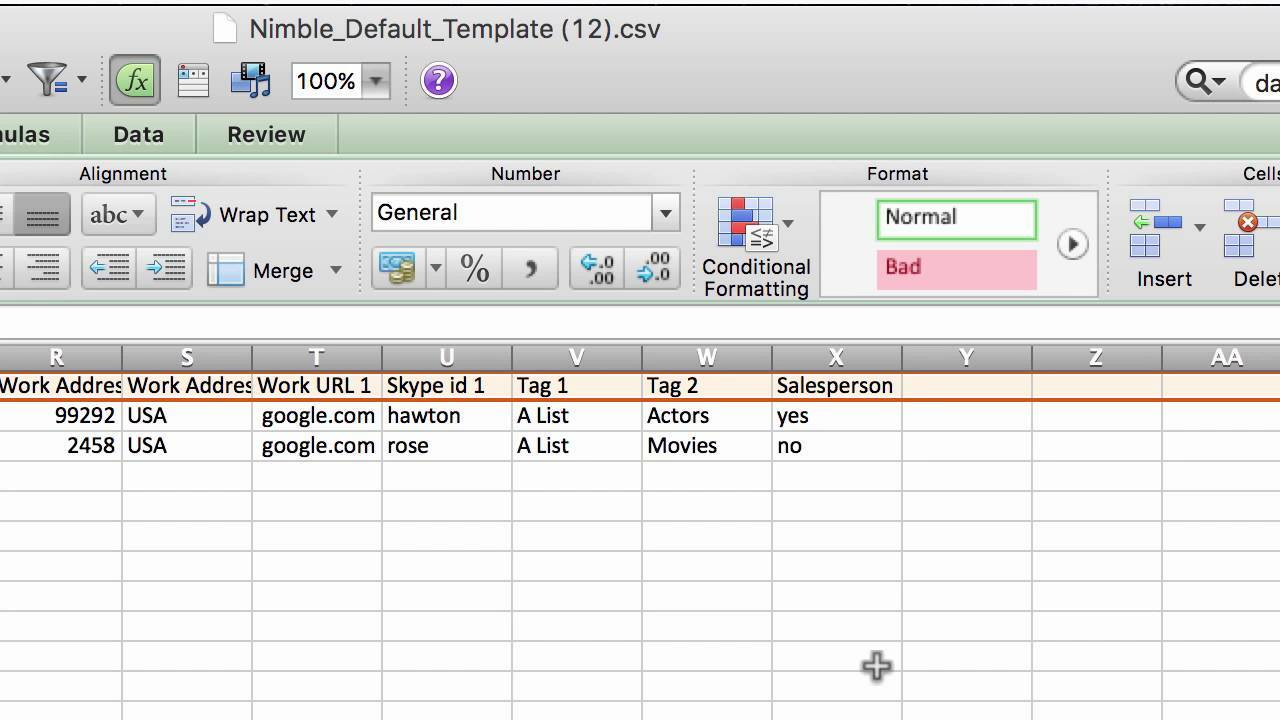 Import Tips for Nimble
