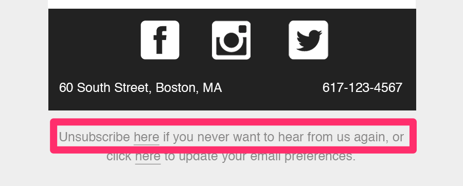 6 Components of a Reusable Email Footer