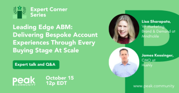 Leading Edge ABM: Delivering Bespoke Account Experiences Through Every Buying Stage At Scale