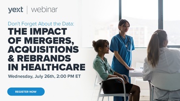 Free Webinar: Don't Forget About the Data: The Impact of Mergers, Acquisitions & Rebrands in Healthcare.