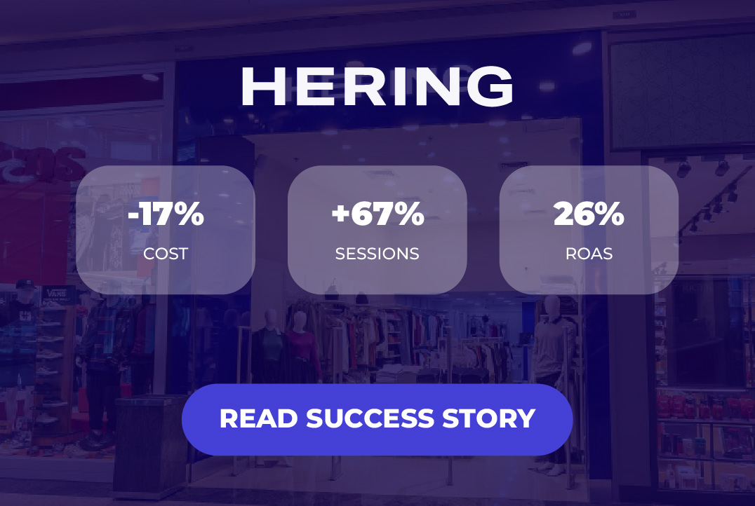 How Hering's overall ROAS jumped 26% in one month